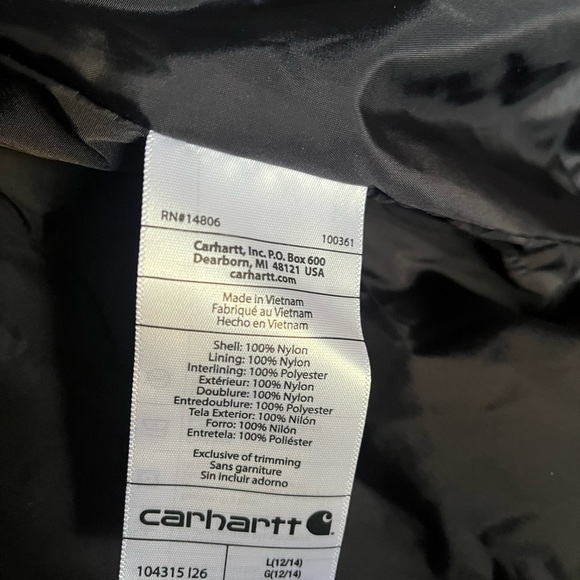 Carhart rain defender vest,women’s size large, navy, NWT, company logo removed - Picture 9 of 12